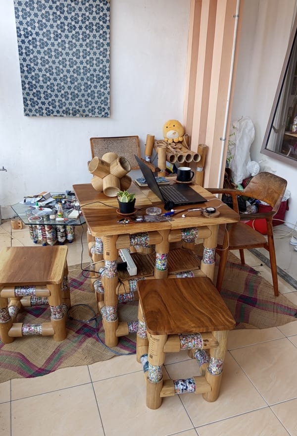 My new carbon negative table